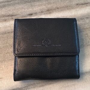 IMPORIO VALENTINI COMPACT LEATHER WALLET -made in Italy